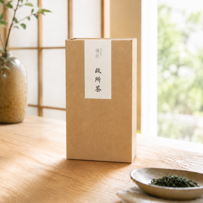 【ギフト用】無農薬、有機栽培 政所茶　手摘み煎茶　令和八年一番茶　9g × 6　