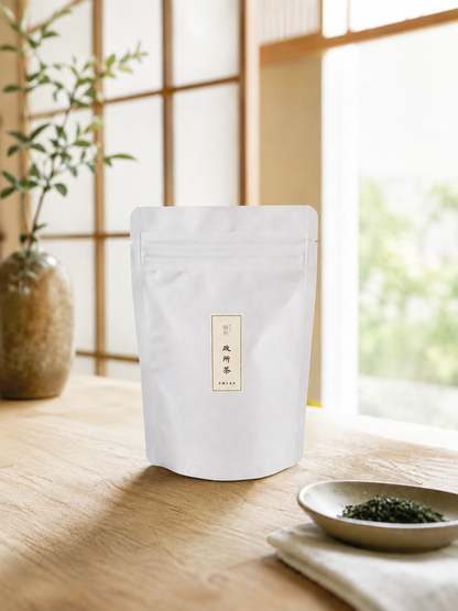 【ご自宅用】無農薬、有機栽培 政所茶　手摘み煎茶　令和八年一番茶　30g